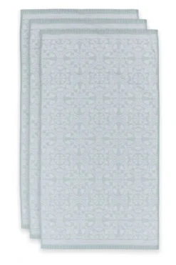 Badetuch Set/3 Tile de Pip Hellblau 55x100 cm