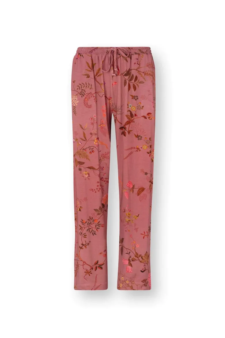 Belin Lange Hose Bodhi Flower Dunkelrosa