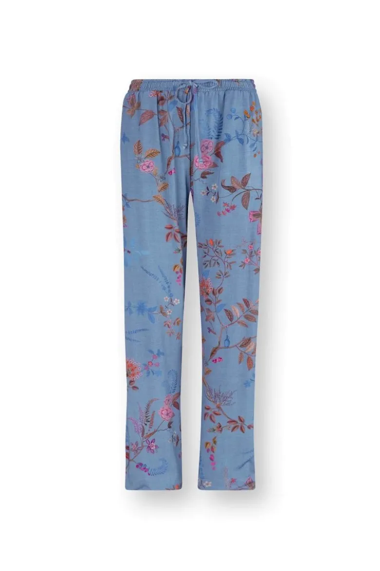 Belin Lange Hose Bodhi Flower Blau