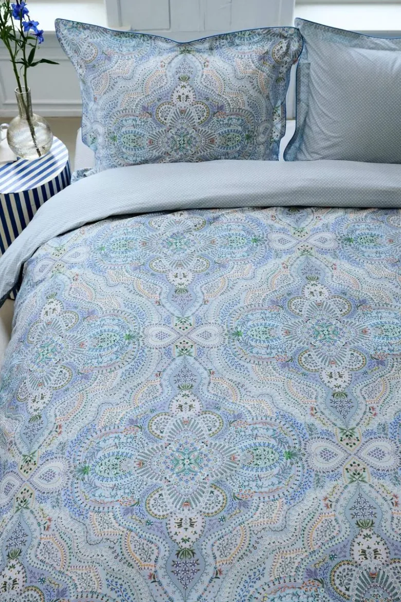 Bettbezug-Set Moon Flower Hellblau