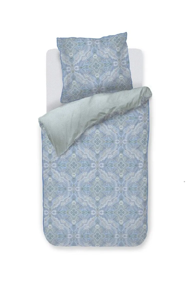 Bettbezug-Set Moon Flower Hellblau