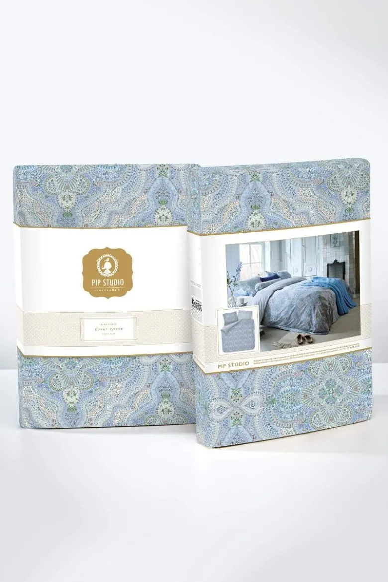 Bettbezug-Set Moon Flower Hellblau