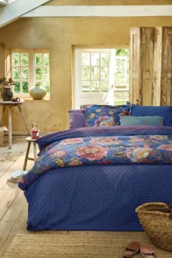 Bettbezugsset Bombay Bold Dunkelblau