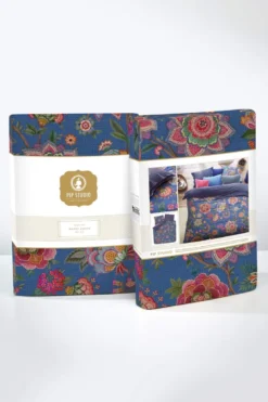 Bettbezugsset Bombay Bold Dunkelblau