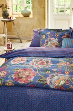 Bettbezugsset Bombay Bold Dunkelblau