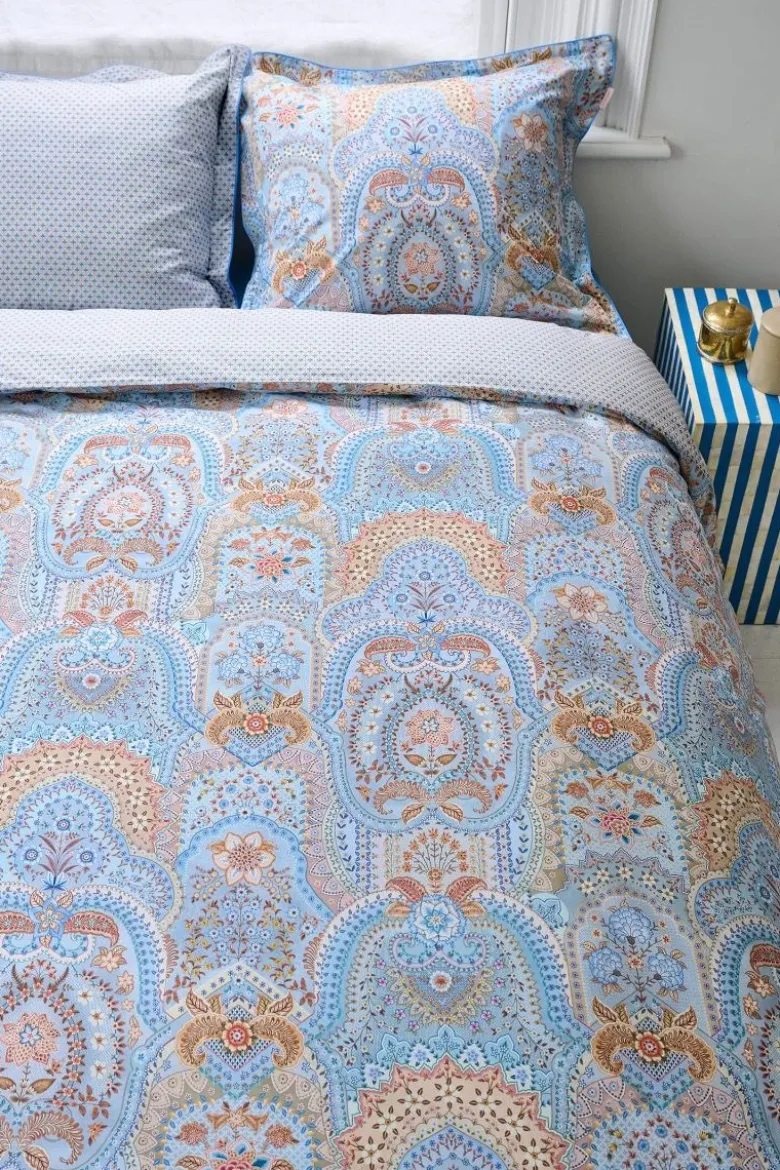 Bettbezugsset Jabali Flower Blau