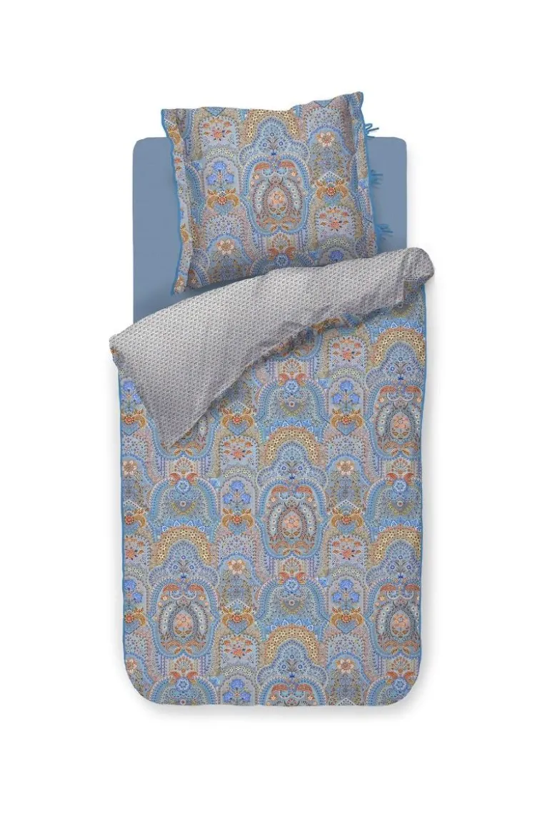Bettbezugsset Jabali Flower Blau