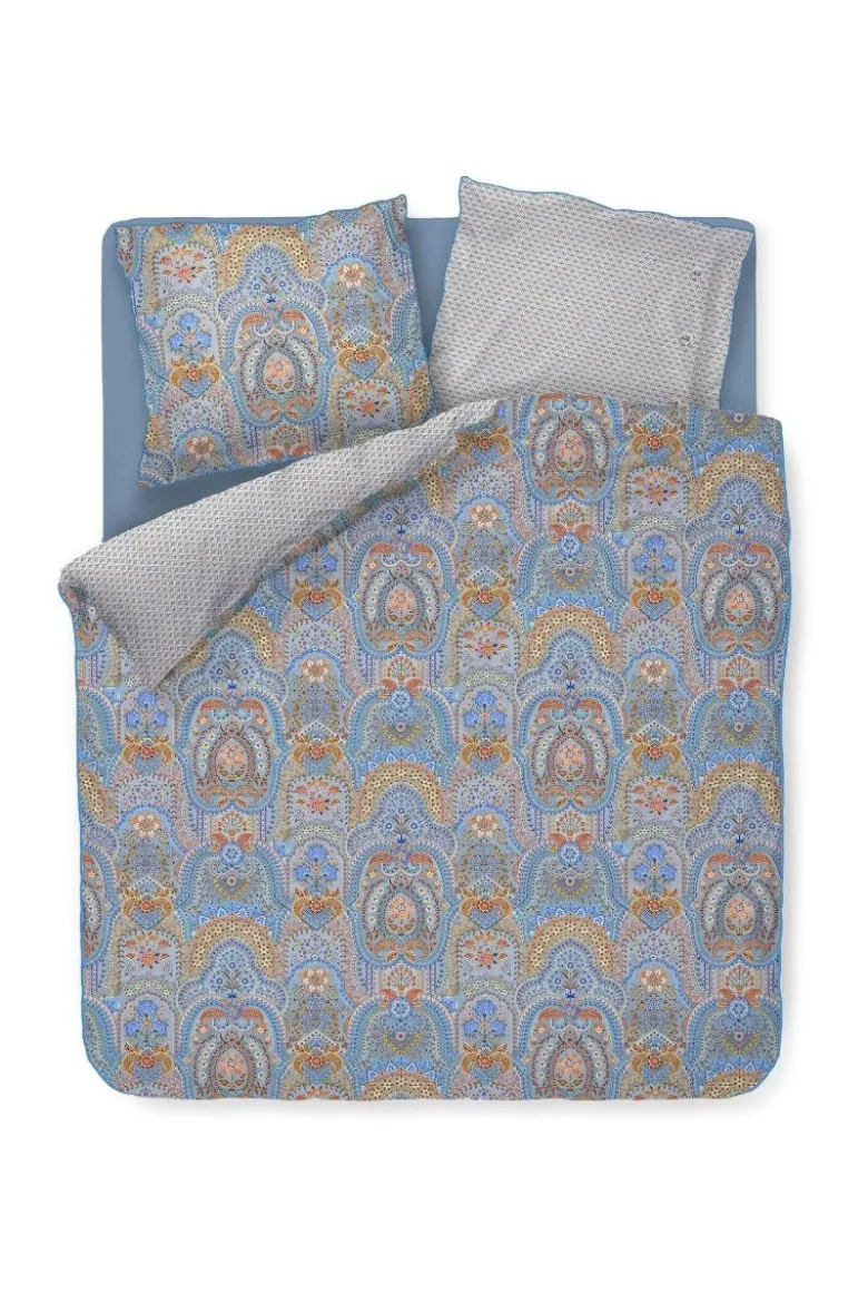Bettbezugsset Jabali Flower Blau