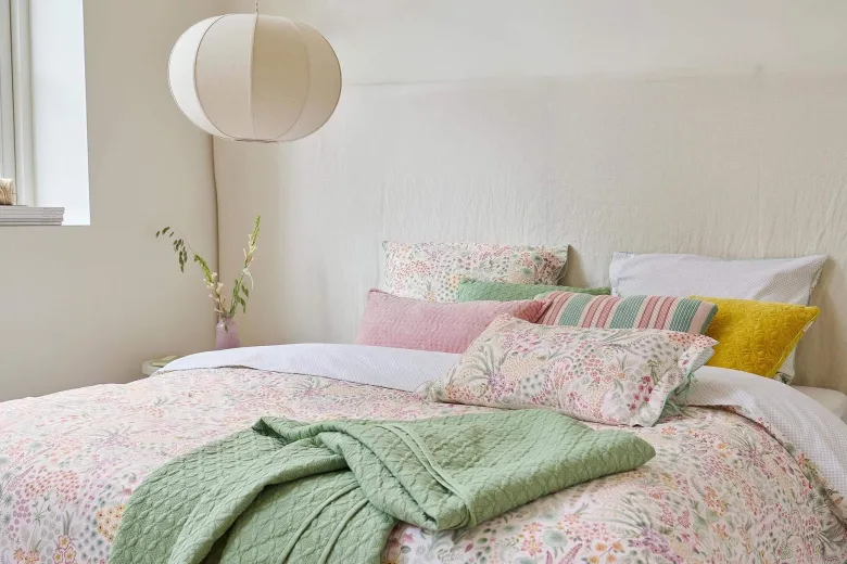 Bettbezugsset Lodi Garden Gebrochen Weiß