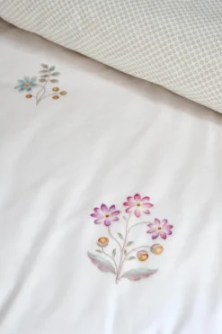 Bettbezugsset Mughal Flower Gebrochen Weiß