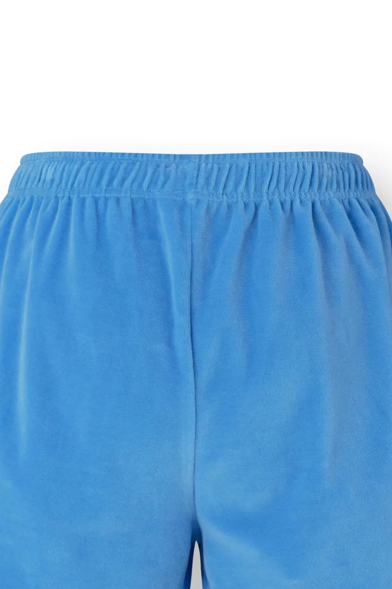 Bisou Kurze Hose Velvet Blau