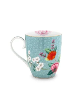 Blushing Birds Tasse groß blau
