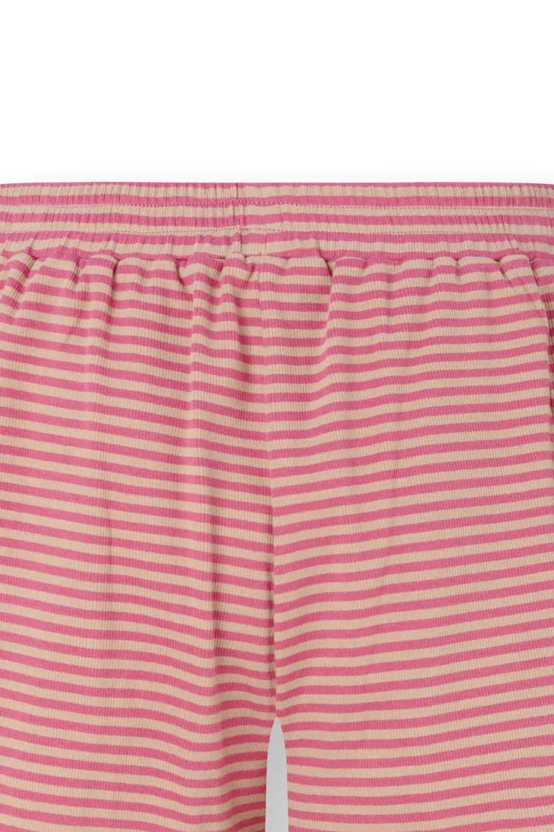 Bobi Kurze Hose Little Sumo Stripe Rosa