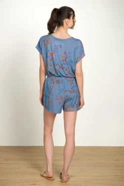 Bob Kurze Hose Bodhi Flower Blau