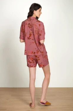 Bob Kurze Hose Bodhi Flower Dunkelrosa