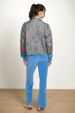 Britta Lange Hose Velvet Blau