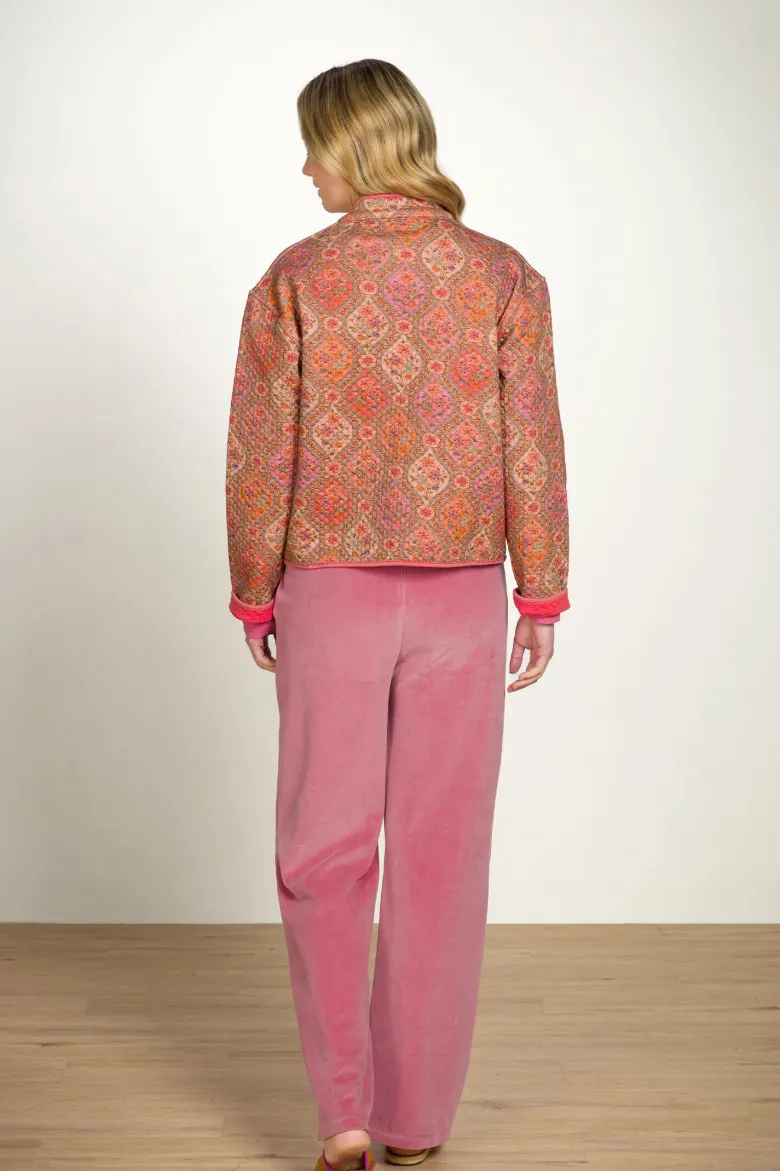 Britta Lange Hose Velvet Rosa