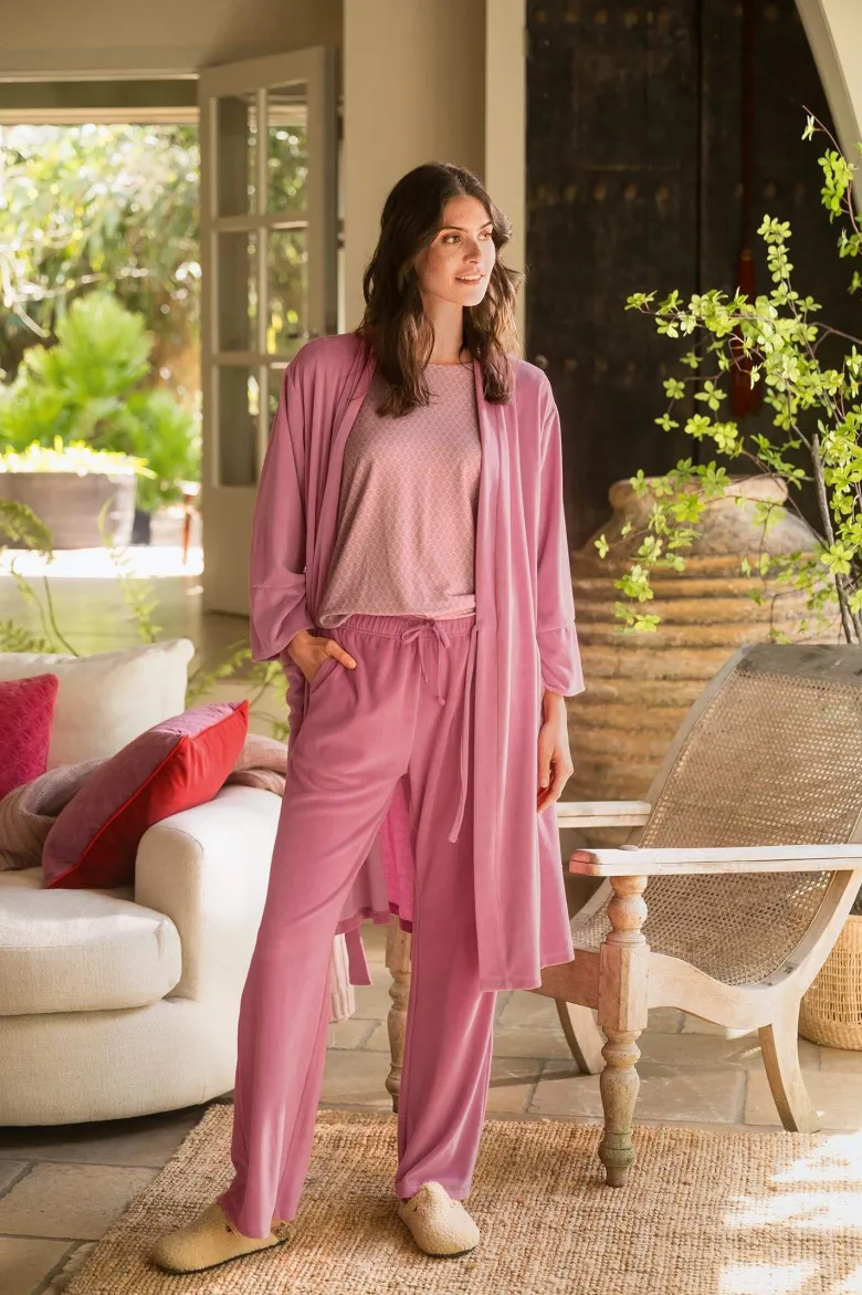 Britta Lange Hose Velvet Rosa