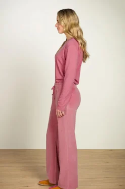 Britta Lange Hose Velvet Rosa