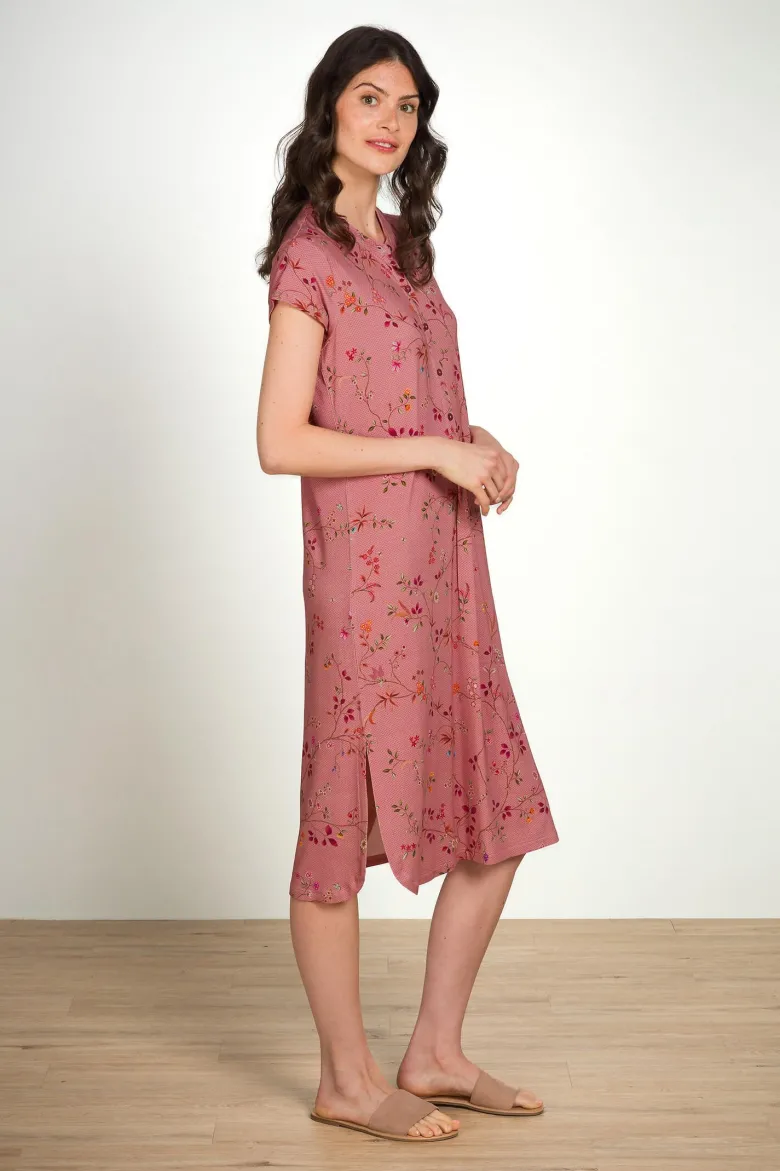 Dalia Nachthemd Kurze Ärmeln Delhi Dreams Rosa