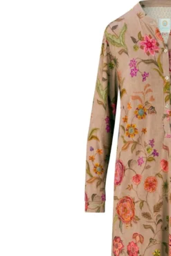 Diogo Nachthemd Langen Ärmeln Coco Flower Sand