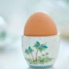 Eierbecher Jolie Punkte Gold Blau