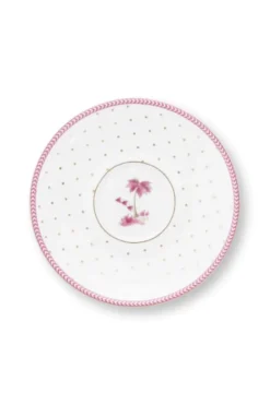 Espresso Tasse & Untertasse Jolie Punkte Gold Rosa