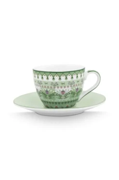 Espresso Tasse & Untertasse Lily&Lotus Moon Delight Hellgrün