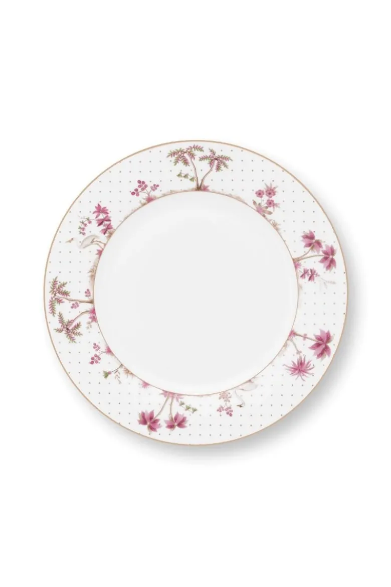 Essteller Jolie Punkte Gold Rosa 26.5cm