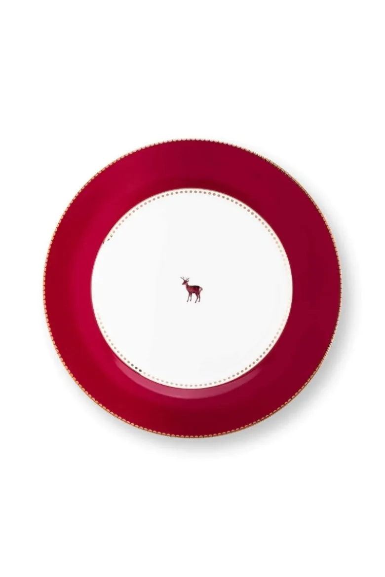 Essteller Love Birds Dunkelrot 26.5cm