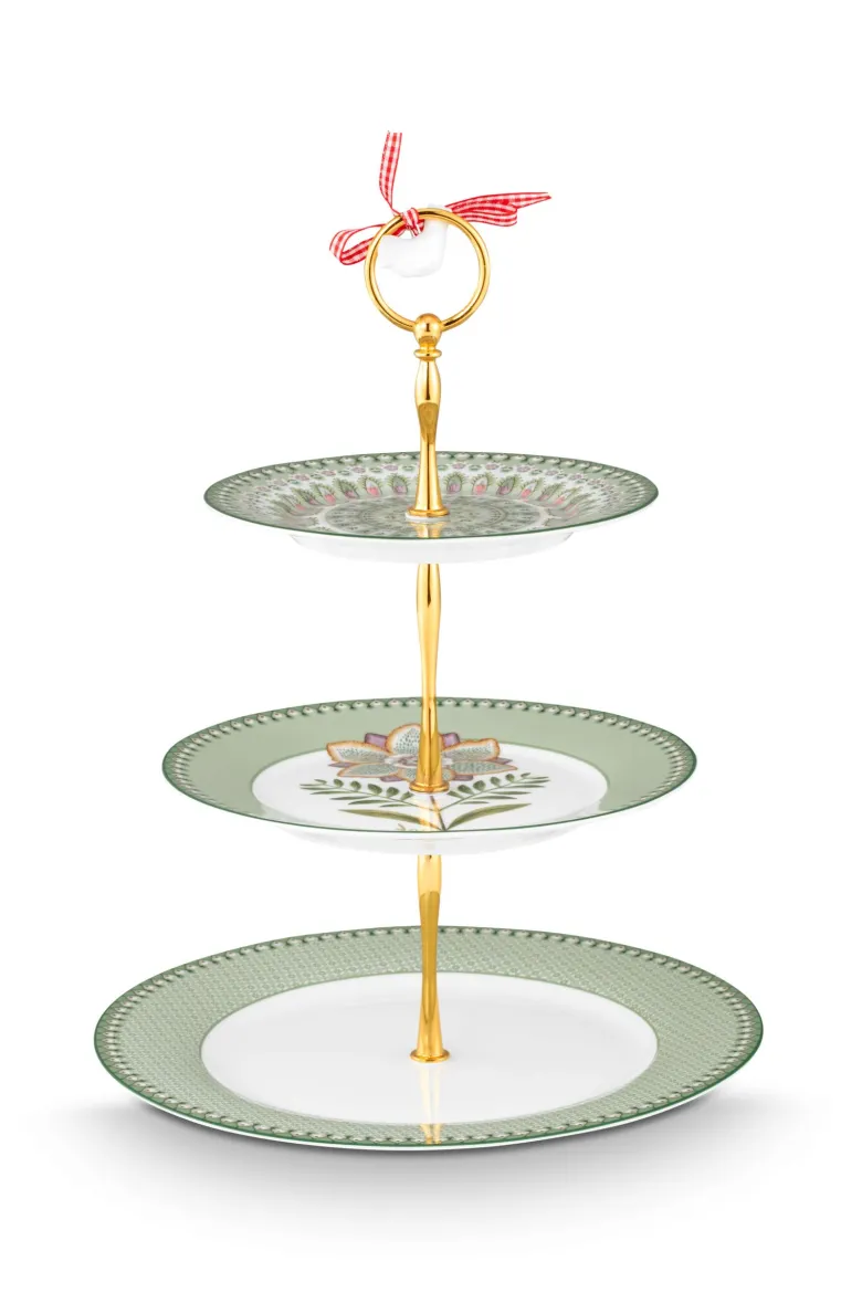 Etagere 3 Ebenen Lily&Lotus Hell Grün
