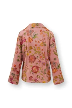 Faye Top Langen Ärmeln Coco Flower Koralle