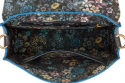 Fenna Schultertasche Klein Uni Blau
