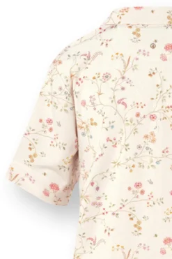 Flora Top Kurze Ärmeln Little Delhi Gebrochen Weiß