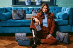 Geldbörse Willow Il Ricamo Blau