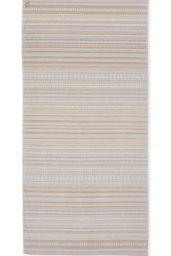 Große Handtuch Geometric Print Sand 70x140cm