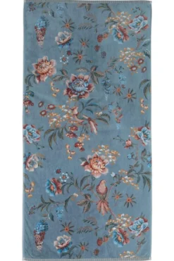 Große Handtuch Secret Garden Blau 70x140cm