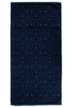 Große Handtuch Tile de Pip Dunkelblau 70x140 cm