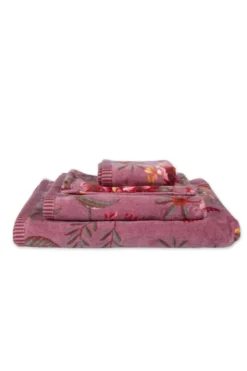 Gästehandtuch Set/3 Secret Garden Mauve 30x50cm