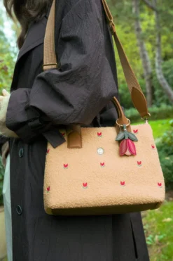 Handtasche Fia Mittelgroß Teddy Sand