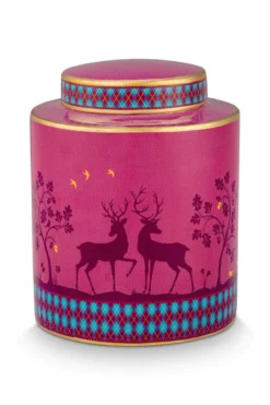 Ingwertopf Pip's Deerest Darling Metall Rosa 20cm