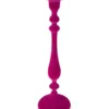 Kerzenhalter Samt Rosa 37cm