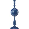 Kerzenständer Metall Kugel Marineblau 44cm