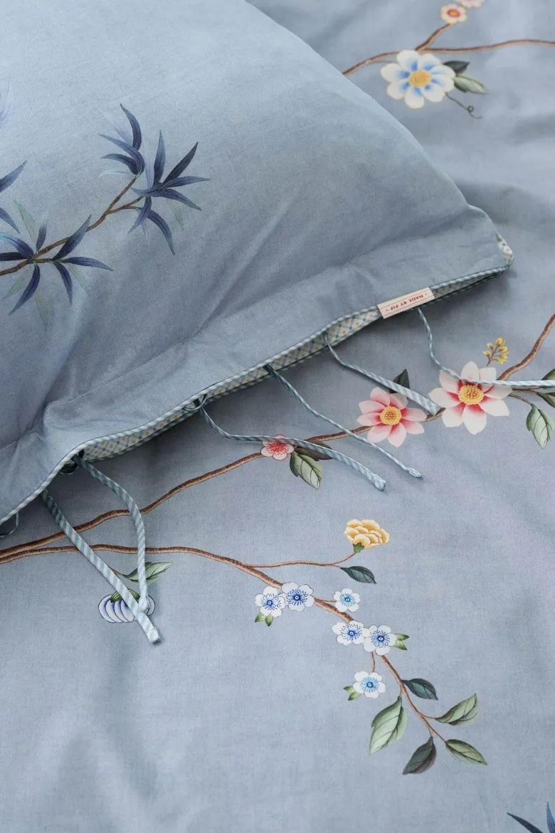 Kissenbezug Bamboo Blossom Hellblau