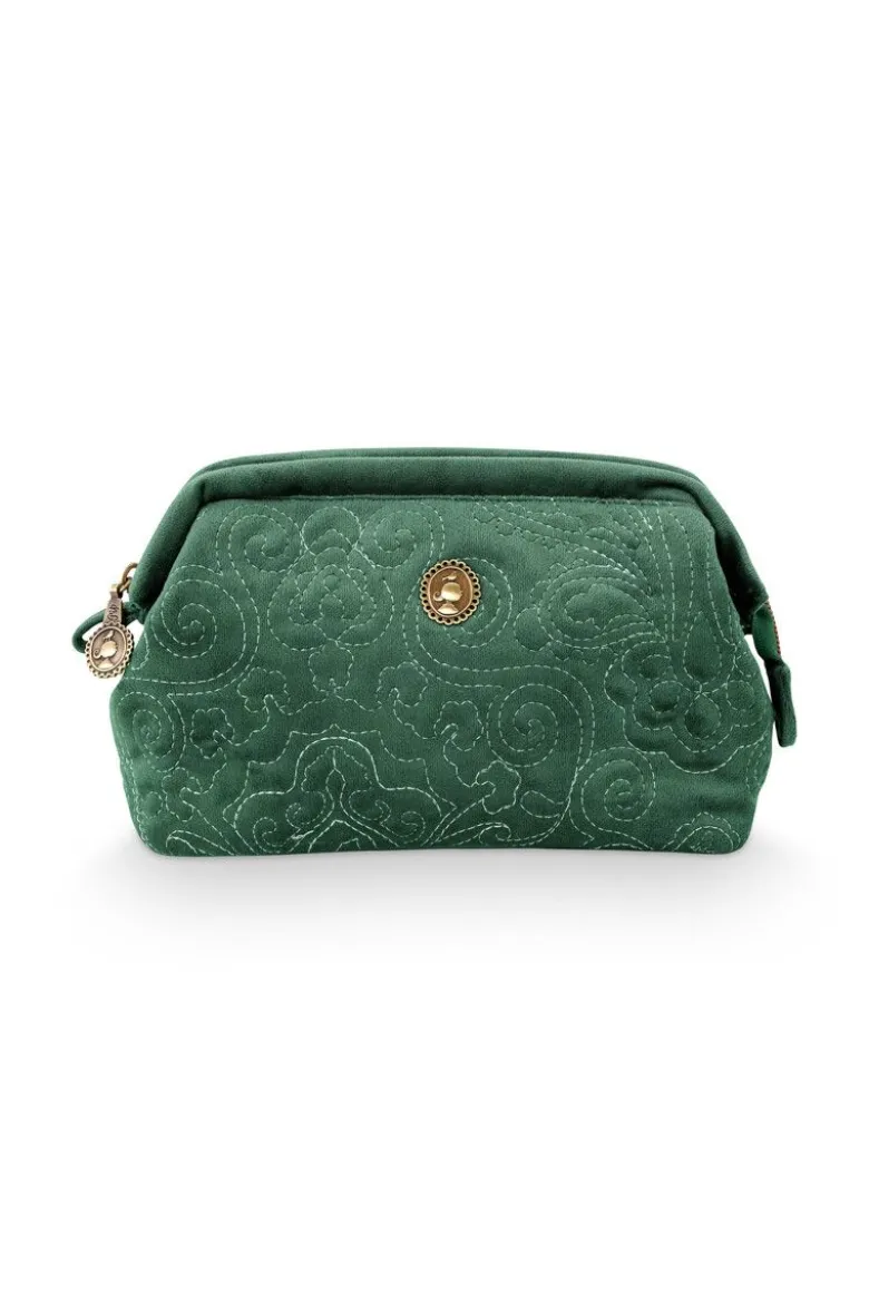Kosmetiktasche Klein Quiltey Days Grün