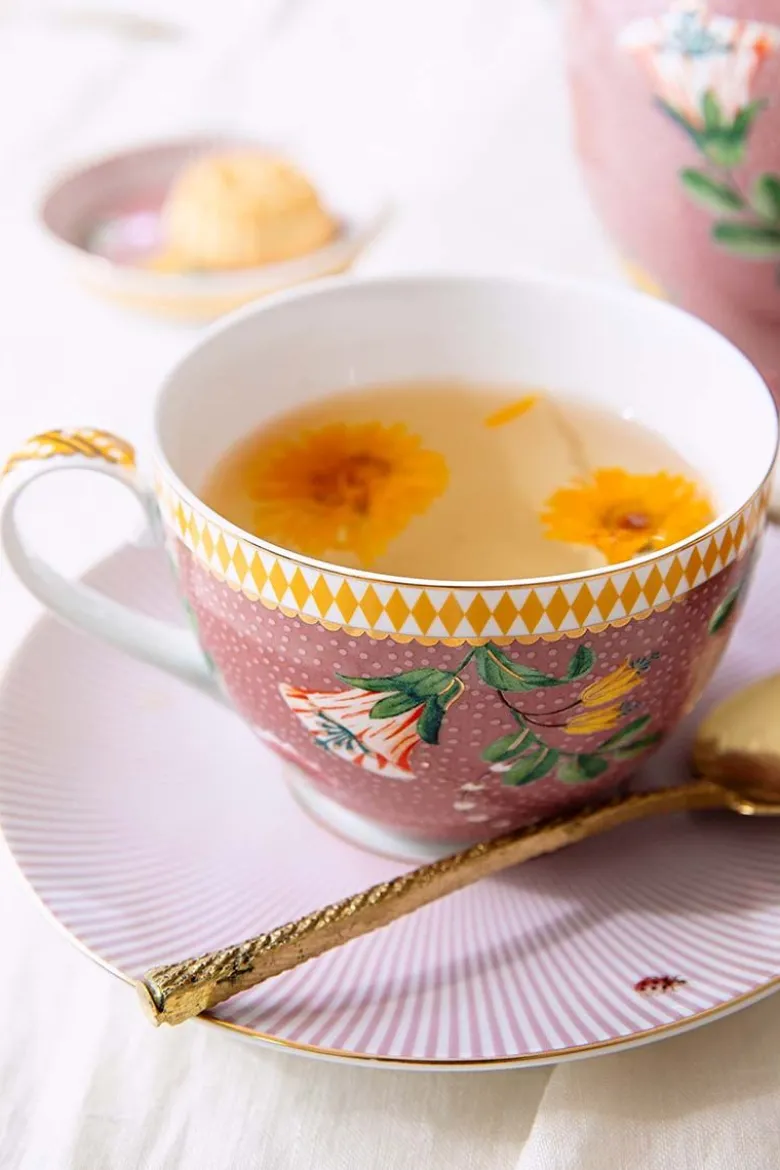 La Majorelle Cappuccino Tasse & Undertasse Rosa