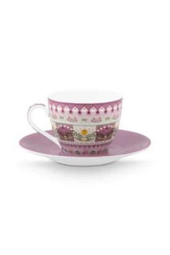 Lily & Lotus Espresso Tasse & Untertasse Lila