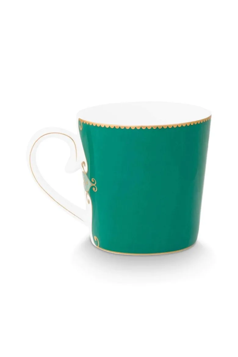 Love Birds Tasse Gross Grün