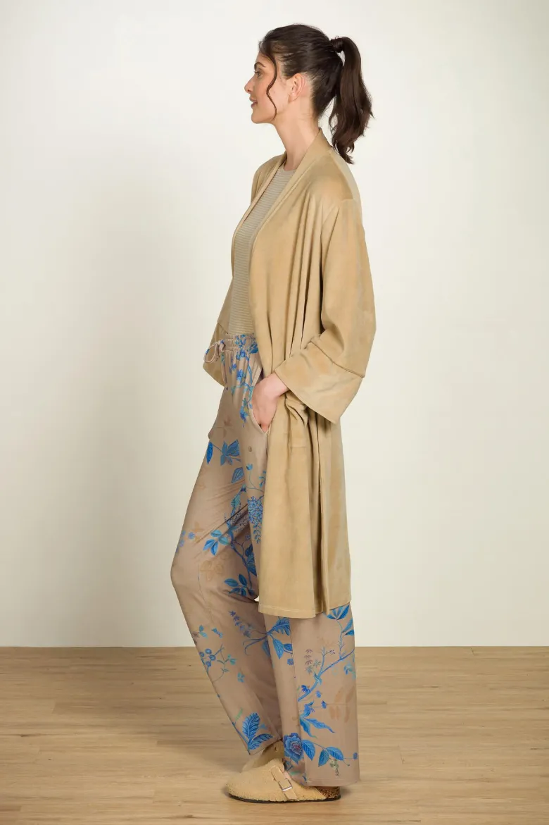 Naomi Kimono Velvet Beige