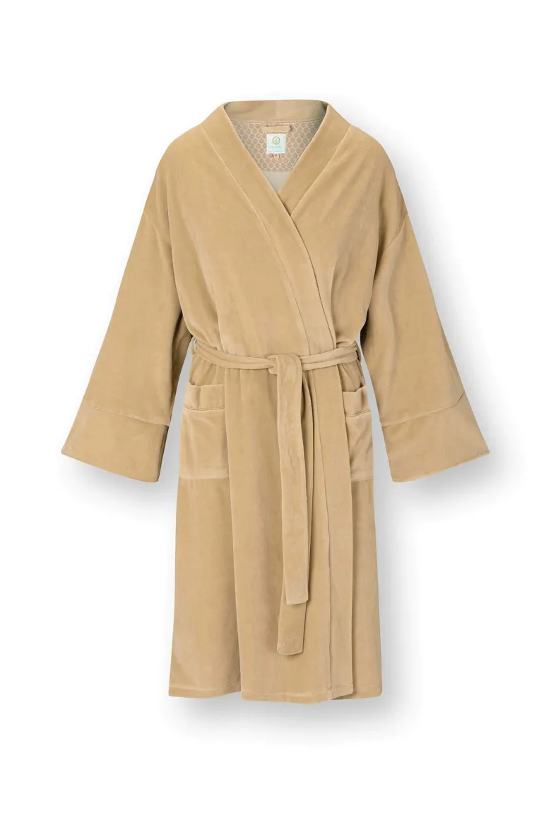 Naomi Kimono Velvet Beige